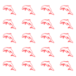 Mini Dolphins - Red-2